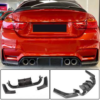 Difusor Trasero de Parachoques V4 (para F82/F83, Carbono) BMW 4 Series F32/F33/F36 2012-2020 foto 3