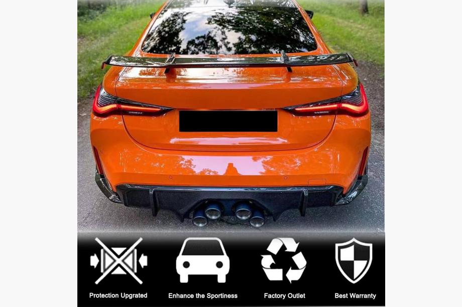 BMW 3 Series G20/G21 2018- Difusor Trasero V2 (para G80, Carbono) Foto 2