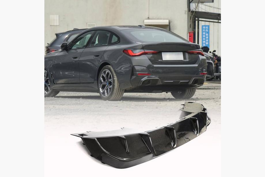 BMW 4 Series G22/23/26 2020- Difusor Trasero V1 (para i4 G26 M-Sport, Carbono) Image