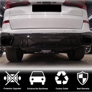 Difusor Trasero de Parachoques V1 (2018-2022, Fibra de Carbono Real) BMW X5 G05 2019–2026 foto 3