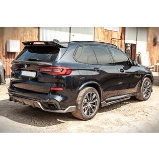 Difusor Trasero de Parachoques V2 (2018-2022, Fibra de Carbono Real) BMW X5 G05 2019–2026 foto 2