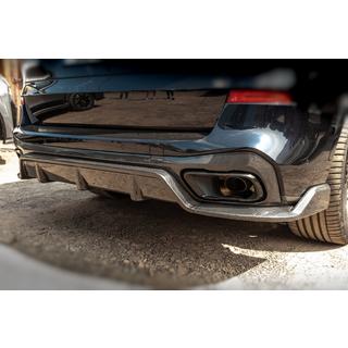 Difusor Trasero de Parachoques V2 (2018-2022, Fibra de Carbono Real) BMW X5 G05 2019–2026 foto 1