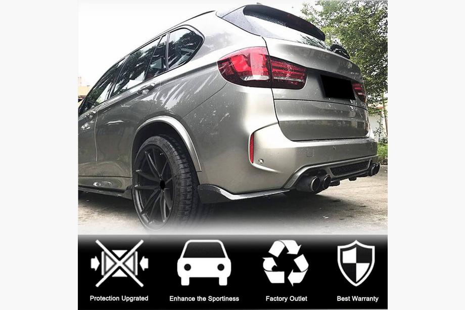 BMW X5 F15 2013-2018 Difusor de Parachoques Trasero FRP V5 (para F85) Foto 2