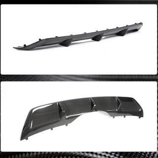 Difusor trasero de parachoques V1 (para Base, Carbono) BMW X6 F16 2014-2019 foto 3