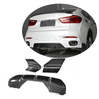 Difusor Trasero V1 (para M-Sport, Carbono) BMW X6 F16 2014-2019 foto 1
