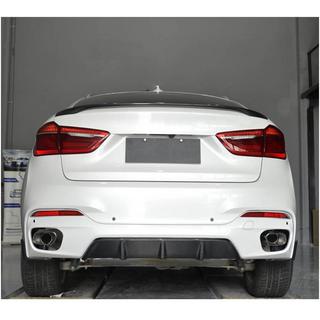 Difusor Trasero V1 (para M-Sport, Carbono) BMW X6 F16 2014-2019 foto 3