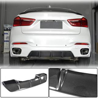 Difusor Trasero V2 (para M-Sport, Carbono) BMW X6 F16 2014-2019 foto 1