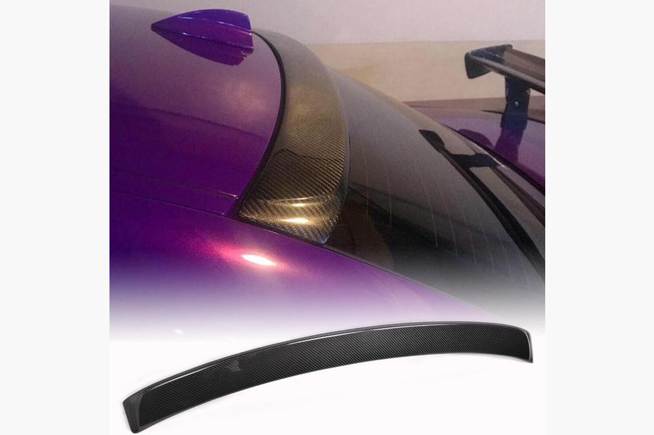 BMW 1 Series E81/E82/E87/E88 2004-2011 Visera de aleron trasero (para E82, Carbono) Image