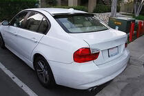 BMW 3 Series E90/E91 2005-2011 Alerón Trasero V1 (para E90, Carbono) foto 3