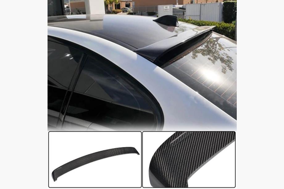 BMW 5 Series F10/F11 2010–2016 Visera Alerón Trasero V2 (para F10, Carbono) Foto 1