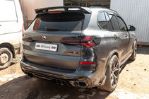 BMW X5 G05 2019–2026 Alerón de luneta trasera V3 (Fibra de carbono real) foto 10