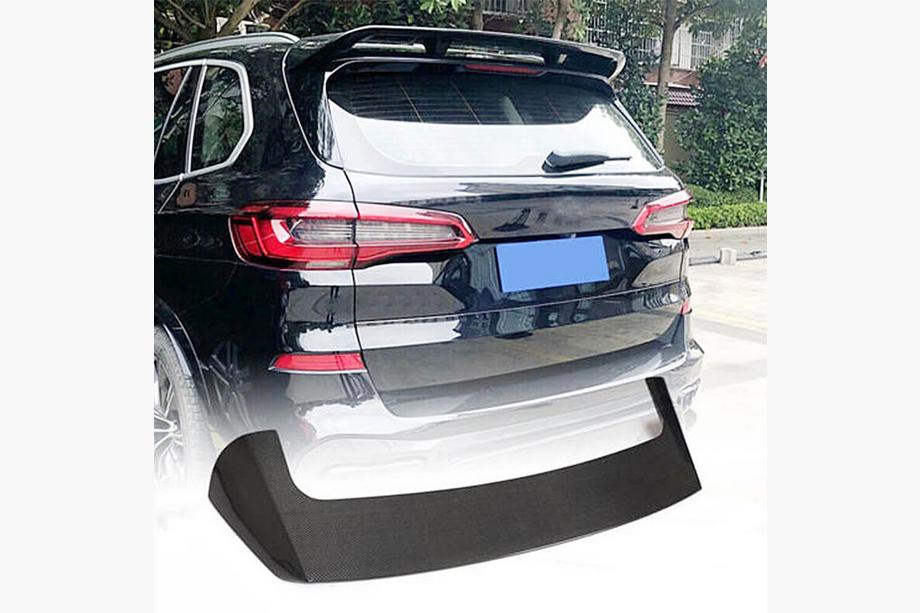 BMW X5 G05 2019–2026 Alerón de luneta trasera V4 (Carbono real) Foto 2