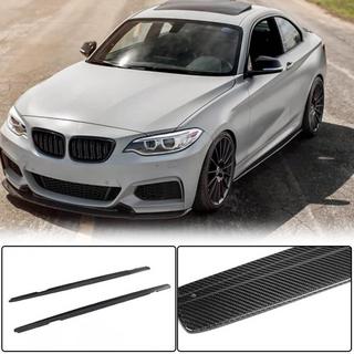 Extensiones de faldones laterales (para M-Sport, Carbono) BMW 2 Series F22/F23 2014-2021 foto 1