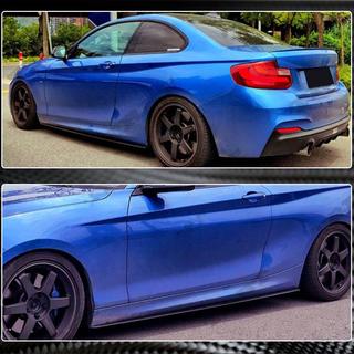 Extensiones de faldones laterales (para M-Sport, Carbono) BMW 2 Series F22/F23 2014-2021 foto 4