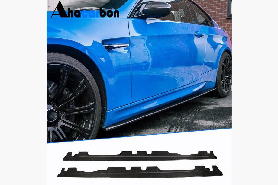 BMW 3 Series E92/E93 2006–2013 Cubiertas de umbral de puerta (Carbono) Image