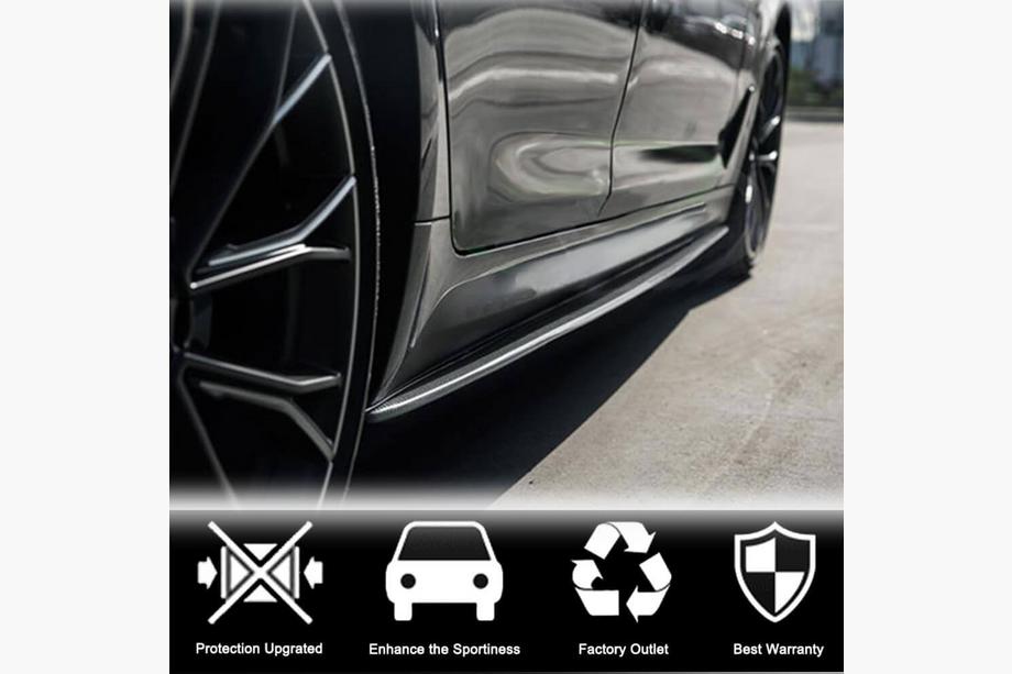 BMW 3 Series F30/F31 2012-2019 Cubiertas de faldones laterales V1 (para faldones M-Sport, carbono) Foto 3