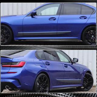 Extensiones de faldones laterales V4 (para G20 M-Sport, carbono) BMW 3 Series G20/G21 2018- foto 2