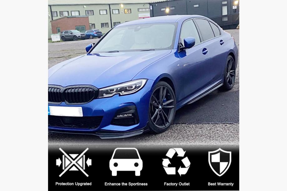 BMW 3 Series G20/G21 2018- Extensiones de faldones laterales V4 (para G20 M-Sport, carbono) Foto 10