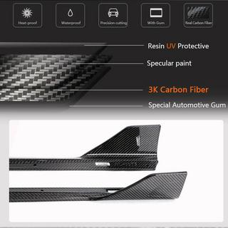 Extensiones de faldones laterales V1 (para G20 M-Sport, carbono) BMW 3 Series G20/G21 2018- foto 4