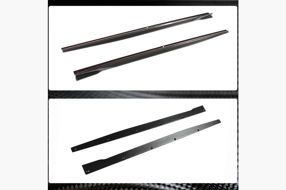 BMW 3 Series G20/G21 2018- Extensiones de faldones laterales V2 (para G20 M-Sport, carbono) Foto 5