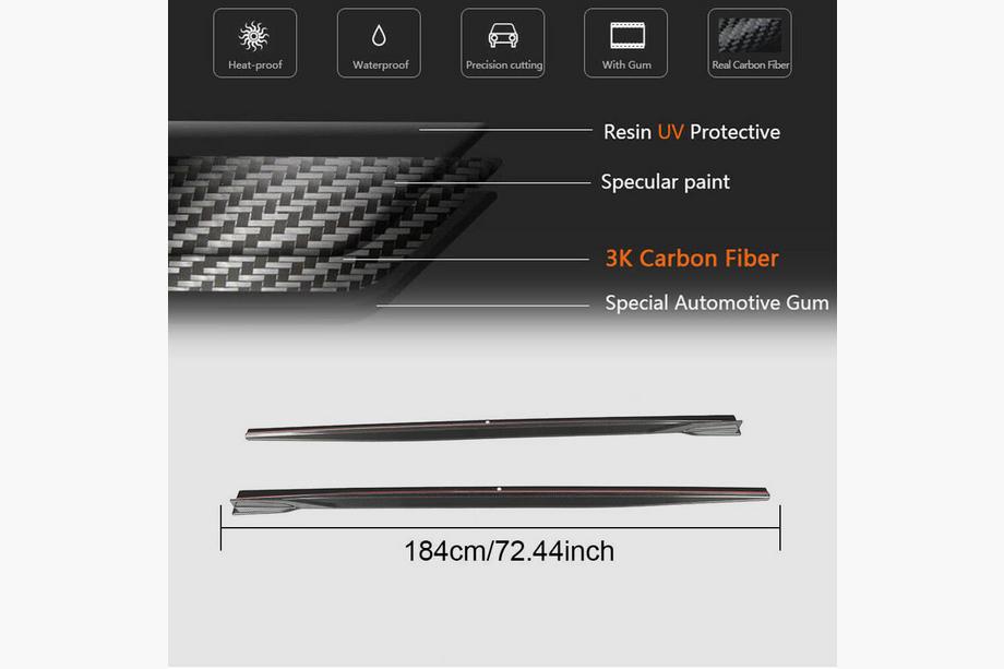 BMW 3 Series G20/G21 2018- Extensiones de faldones laterales V2 (para G20 M-Sport, carbono) Foto 6