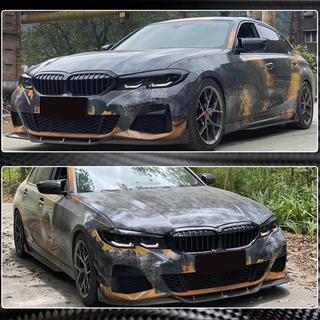 Extensiones de faldones laterales V3 (para G20 M-Sport, carbono) BMW 3 Series G20/G21 2018- foto 4