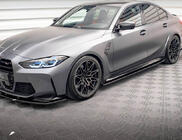 BMW 3 Series G20/G21 2018- Extensiones de faldones laterales V5 (para G80, Carbono) foto 4
