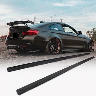 Extensiones de faldones laterales V2 (para F32/F33 M-Sport, Carbono) BMW 4 Series F32/F33/F36 2012-2020 foto 1