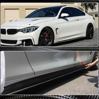 Extensiones de faldones laterales V2 (para F32/F33 M-Sport, Carbono) BMW 4 Series F32/F33/F36 2012-2020 foto 4