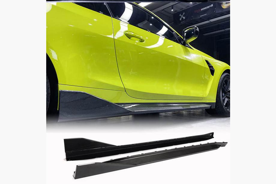 BMW 4 Series G22/23/26 2020- Extensiones de Taloneras V1 (para G82/G83, Carbono) Foto 1