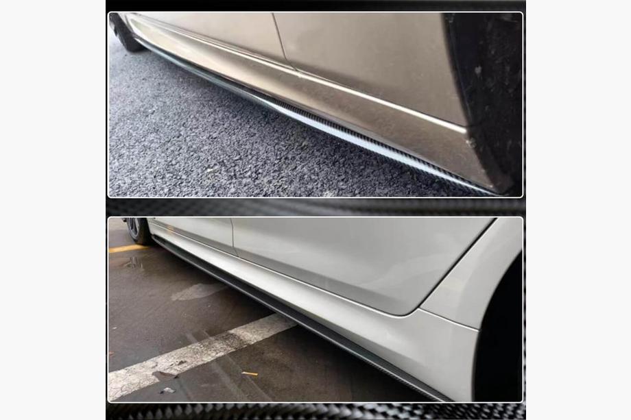 BMW 5 Series F10/F11 2010–2016 Cubiertas de Umbral (para faldones laterales M-Sport/M5, Carbono) Foto 4