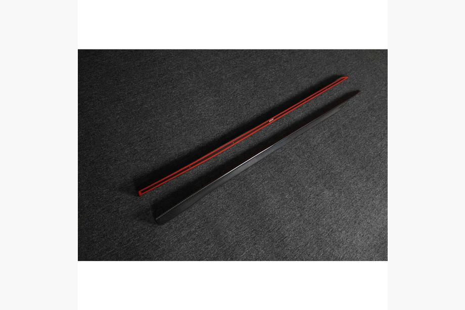 BMW 5/i5 Series G60/G60E/G61 2023- Extensiones de faldones laterales (para M-Sport, Carbono) Foto 5