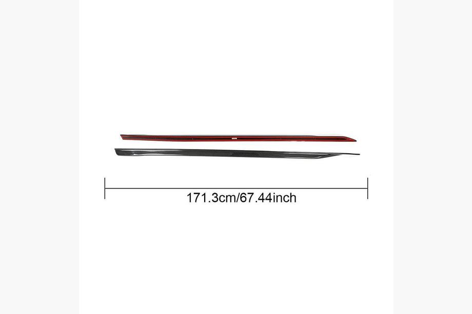 BMW 5/i5 Series G60/G60E/G61 2023- Extensiones de faldones laterales (para M-Sport, Carbono) Foto 6