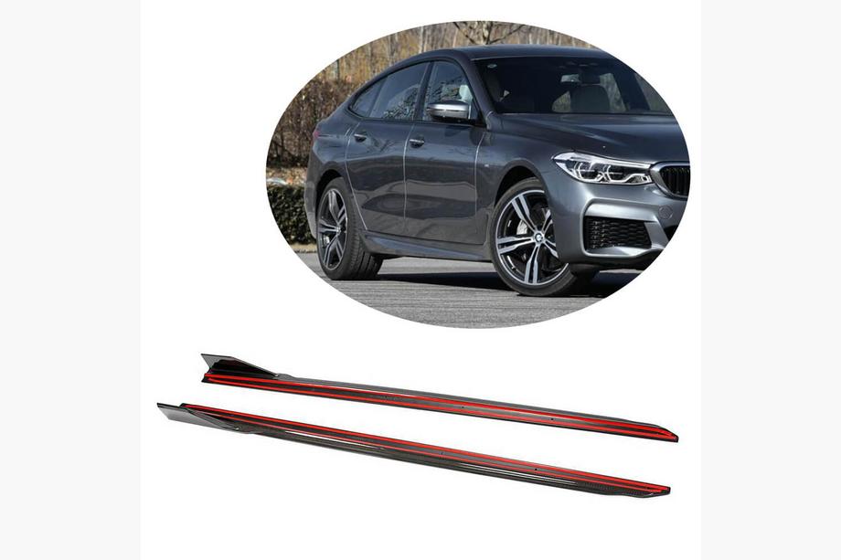 BMW 6 Series G32 2017- Extensiones de faldones laterales (para M-Sport, Carbono) Foto 1