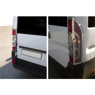 Cubiertas de Luces Traseras Cromadas con Curva (2 uds, Plástico) Peugeot Boxer 2006-2025 foto 1