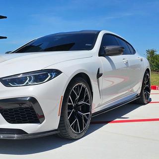 Extensiones de faldones laterales V1 (para G16 M-Sport/F93 M8, Carbono) BMW 8 Series G14/G15/G16 2018- foto 2