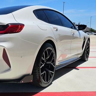 Extensiones de faldones laterales V1 (para G16 M-Sport/F93 M8, Carbono) BMW 8 Series G14/G15/G16 2018- foto 3