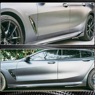 Extensiones de faldones laterales V2 (para G16 M-Sport/F93 M8, Carbono) BMW 8 Series G14/G15/G16 2018- foto 4