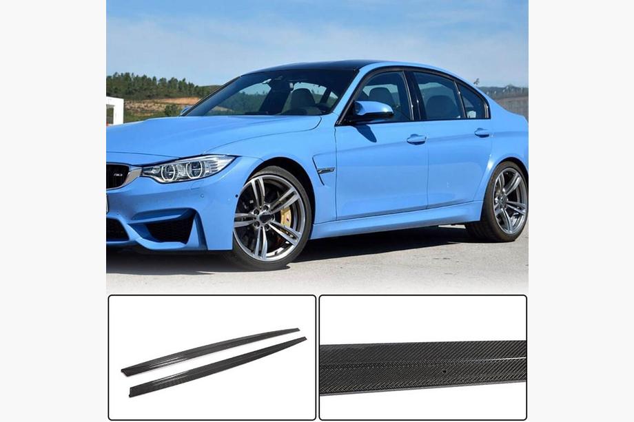 BMW 3 Series F30/F31 2012-2019 Cubiertas de faldones laterales V1 (para faldones M3, carbono) Foto 1