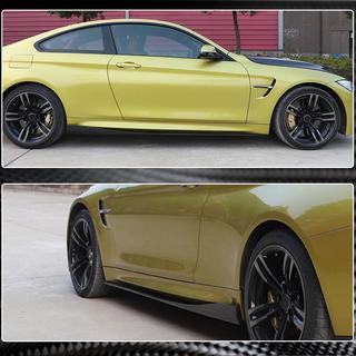 Extensiones de faldones laterales V2 (para F82/F83, Carbono) BMW 4 Series F32/F33/F36 2012-2020 foto 3
