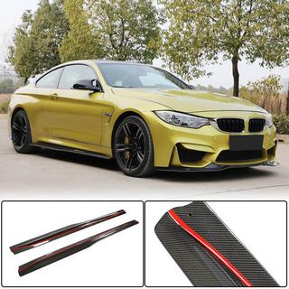 Extensiones de faldones laterales V3 (para F82/F83, Carbono) BMW 4 Series F32/F33/F36 2012-2020 foto 1