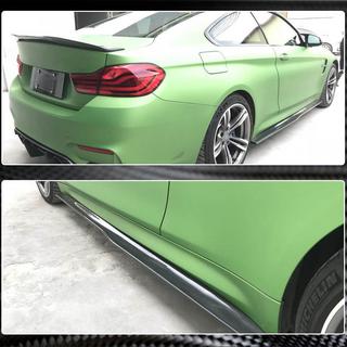 Extensiones de faldones laterales V3 (para F82/F83, Carbono) BMW 4 Series F32/F33/F36 2012-2020 foto 4