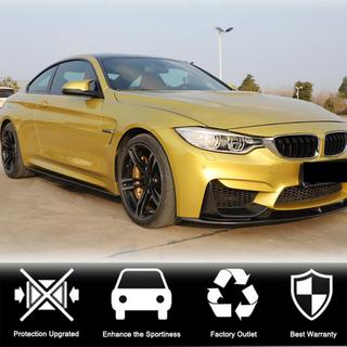 Extensiones de faldones laterales V5 (para F82/F83, Carbono) BMW 4 Series F32/F33/F36 2012-2020 foto 2