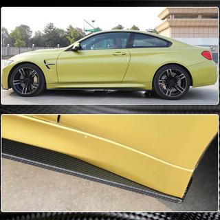 Extensiones de faldones laterales V5 (para F82/F83, Carbono) BMW 4 Series F32/F33/F36 2012-2020 foto 4