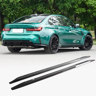 Extensiones de faldones laterales V3 (para G80, Carbono) BMW 3 Series G20/G21 2018- foto 1