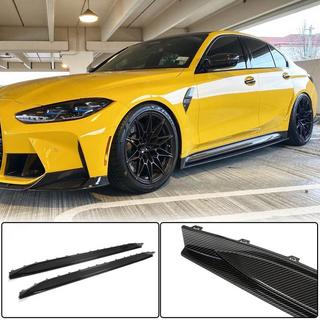 Extensiones de faldones laterales V4 (para G80, Carbono) BMW 3 Series G20/G21 2018- foto 1