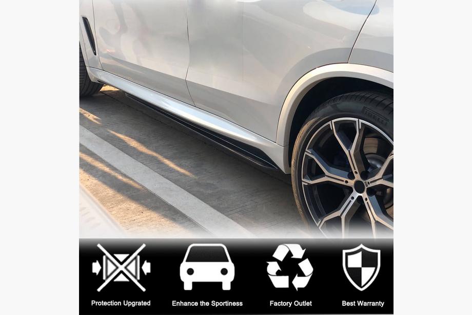 BMW X5 G05 2019–2026 Extensiones de faldones laterales Carbono V1 (Carbono real) Foto 3