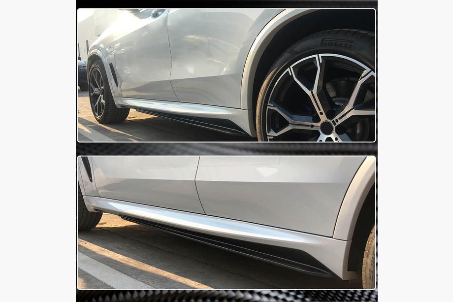 BMW X5 G05 2019–2026 Extensiones de faldones laterales Carbono V1 (Carbono real) Foto 4
