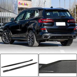 Cubiertas de faldones laterales Carbono V2 (Carbono real) BMW X5 G05 2019–2026 foto 1