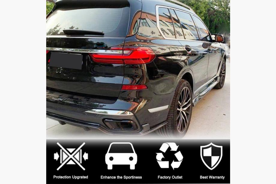 BMW X7 G07 2019- Extensiones de faldones laterales (para M-Sport, Carbono) Foto 9